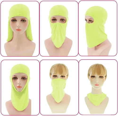 Miniatura 5 de Pasamontañas Shiesty - Máscara de esquí para mujer, con lentejuelas brillantes, máscara facial de enfriamiento para el cuello, para motocicleta