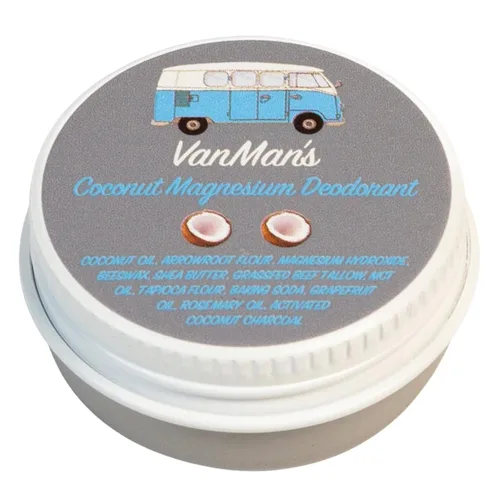 Miniatura 9 de Vanman’s - Desodorante hecho a mano de coco y magnesio - Control del olor para las axilas - Desodorante de rutina para mujeres y hombres - Productos