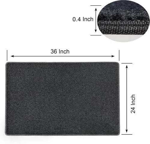 Miniatura 3 de PURE ERA Alfombra Antideslizante para Escaleras, Tapete Adhesivo, Antideslizante, Resistente al Deslizamiento, Felpudo para Interiores, Alfombra