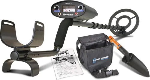 Miniatura 21 de Detector de metales Bounty Hunter TK4 Tracker IV con bobina impermeable de 8 pulgadas y localizador de metales, manual, negro y bolsa de transporte