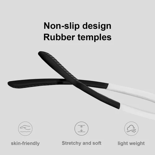 Miniatura 8 de INBIKE Gafas de ciclismo fotocromáticas para hombres y mujeres, polarizadas, protección UV400, gafas de sol deportivas TR90 para bicicleta de Negro