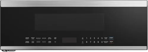 Midea MMO12S3ASTZ Microondas de sobremesa, 1.2 pies cúbicos Microondas delgados con cocción por sensor, Microondas de acero inoxidable, 1000W de