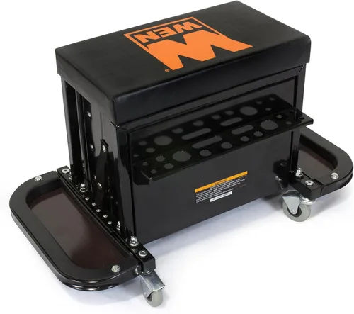 Miniatura 3 de WEN GG1350 - Asiento de cofre con herramienta de balanceo para garaje con capacidad de 350 libras