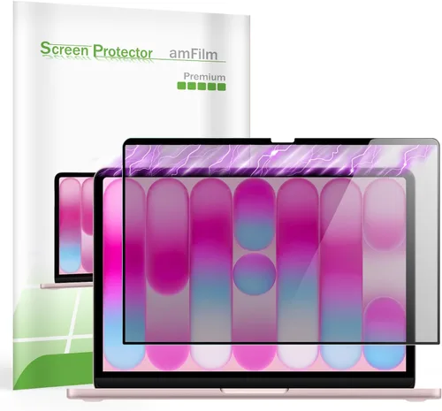 amFilm Protector de pantalla magnético de privacidad diseñado para MacBook Neo de 13 pulgadas (lanzado en 2026) [cero burbujas] [antiespía]