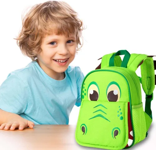Miniatura 7 de gxtvo Mochila para niños pequeños, correa de seguridad de 9.5 pulgadas para niños y niñas, unicornio, mariposa, sirena, dinosaurio