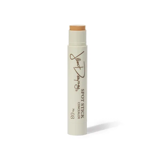 Jillian Dempsey Corrector Spot Stick | Corrector mate fácil de mezclar para manchas y tonos de piel desiguales | Sombra No. 08: Medio con matices