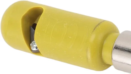 Miniatura 5 de Herramienta pelacables de 6 mm², herramienta pelacables para taladro inalámbrico, pelador de alambre eléctrico de acero al carbono con longitud