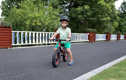 Miniatura 7 de CXWXC Bicicleta de equilibrio de 12 pulgadas para niños de 24 meses a 5 años, bicicleta de equilibrio para niños con reposapiés, bicicleta