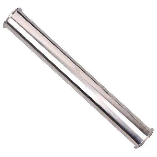 Miniatura 9 de Dernord - Tubo de bobina sanitaria con extremos de abrazadera, tubo redondo liso de acero inoxidable 304 con abrazadera triple de 7.62 cm