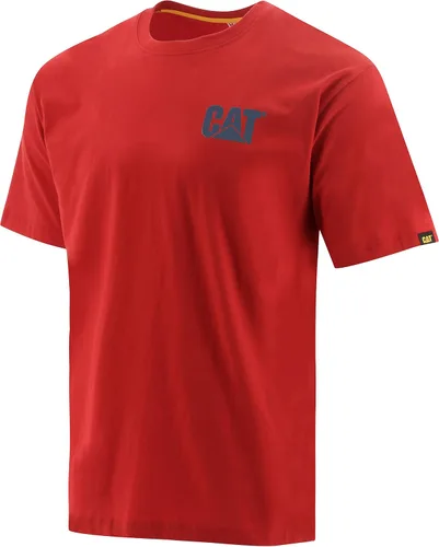 CAT Playera de manga corta con logotipo para hombre