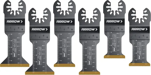 Miniatura 9 de Arrow OSC101VP-3 - Paquete variado de cuchillas oscilantes multimateriales para tuberías de cobre, madera, PVC, paneles de yeso, universal, se