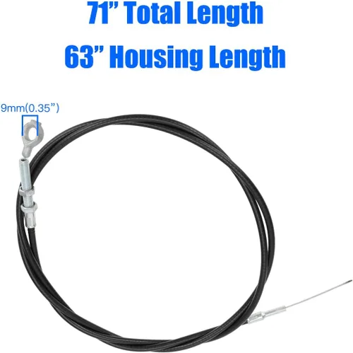 Miniatura 2 de YOXUFA Conjunto de cable del acelerador Go Kart de 71 pulgadas para Predator 212 196cc Motor GX160 GX200 8252-1390 Manco Dingo Yerf Dog ASW Kandi