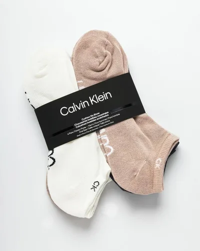 Miniatura 112 de Calvin Klein Calcetines para hombre, mezcla de algodón, acolchados, sin talla, forro de calcetines atléticos (6 unidades)