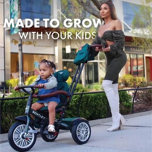 Miniatura 2 de Bentley Kids Trike - Bicicleta todoterreno para niños pequeños 6 en 1, diseñada oficialmente por Bentley Motors Reino Unido; el triciclo de bebé a