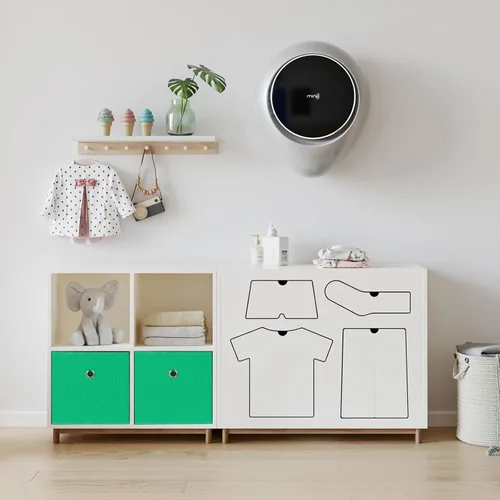 Miniatura 5 de STOREONE Contenedores plegables de almacenamiento de 11 pulgadas, cubos de tela negra, canastas de almacenamiento plegables, organizadores