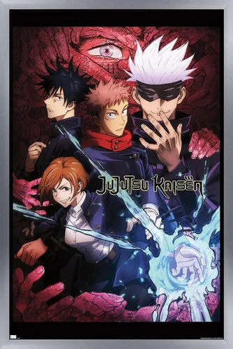 Miniatura 14 de Jujutsu Kaisen - Póster de pared inglés de una hoja, 22.4 pulgadas de largo x 14.7 pulgadas de ancho, versión premium sin marco