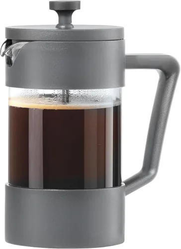 Miniatura 13 de Oggi Cafetera de prensa francesa de vidrio borosilicato (20 oz): capacidad para 5 tazas, prensa de café, cafetera de una sola porción, tapa y émbolo