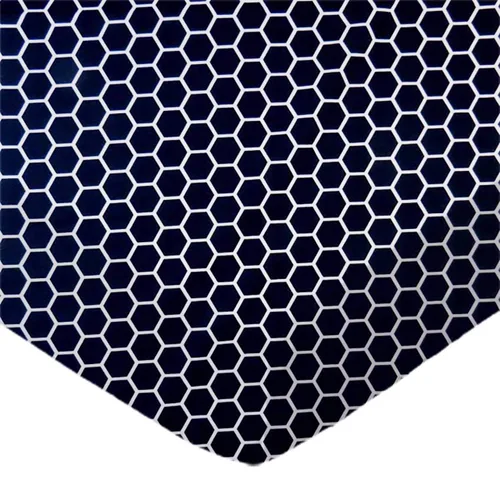 SheetWorld - Sábana bajera ajustable 100% algodón percal para cuna de viaje BabyBjorn, luz de 24 x 42 pulgadas, panal azul marino, fabricada en Nido