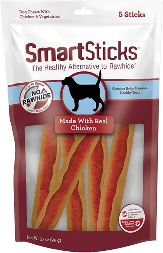 Miniatura 16 de SmartBones SmartSticks, premia a tu perro con un masticable sin piel hecho con carne real y verduras