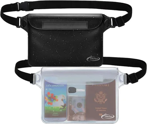 Miniatura 14 de AiRunTech Bolsa impermeable con correa para la cintura (paquete de 2) Accesorios de playa la mejor manera de mantener tu teléfono y objetos