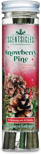 Miniatura 15 de Scentsicles - Varillas aromáticas de adorno de otoño y manzanas, 1 botella (6 varillas en total)
