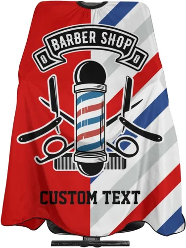 Miniatura 28 de Capa de barbero impermeable personalizada, Capa de peluquero personalizada, Añade tu texto, Capa de salón personalizada para hombres, Capa de corte
