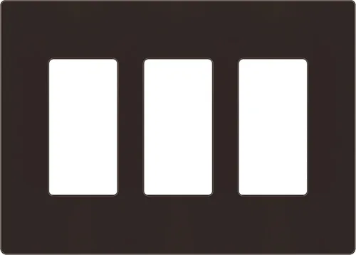 Miniatura 33 de ENERLITES Placas de pared decorativas sin tornillos, cubiertas de tomacorrientes seguras para niños, tamaño de 4 posiciones, 4.68" H x 8.30" L, Negro