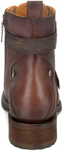 Miniatura 5 de Bota Hombre Cuadra en Piel Genuina con Cremallera Marrón
