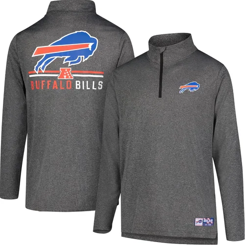 Miniatura 61 de Ultra Game Men's NFL Official Super Soft Quarter Zip Long Sleeve T-Shirt