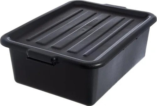 Miniatura 7 de Carlisle FoodService Products N4401103 Comfort Curve™ Caja de Transporte Ergonómica para Lavabo de Lavado, 7 pulgadas de profundidad, Negro