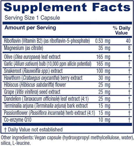 Miniatura 2 de Vitanica Rauwolfia Extra, Suplemento de apoyo cardiovascular, vegano, 90 cápsulas