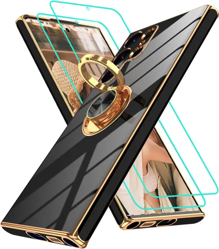 Miniatura 123 de Gritup Funda para Samsung Galaxy A14 5G: Funda Samsung A14 con 2 Protectores de Pantalla, Soporte de Anillo con Rotación 360°, Soporte Magnético