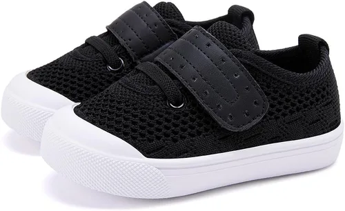 Miniatura 84 de BMCiTYBM Zapatos de bebé para niños pequeños, zapatillas de malla transpirable antideslizantes