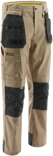 Miniatura 2 de CAT H2O Defender - Pantalones de trabajo resistentes al agua para hombre con rodillas reforzadas, bolsillo tipo cargo con fuelle y bolsas