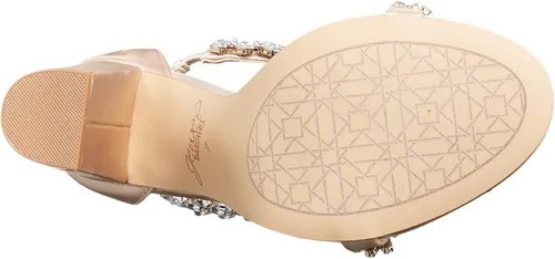Miniatura 4 de Jewel Badgley Mischka Mayra - Zapato de noche con correa al tobillo