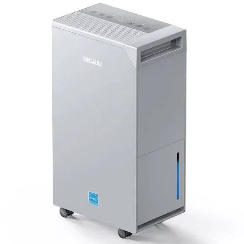 Deshumidificador con certificado Energy Star para 5000 sq. ft., máx. 12.5 gal, estándar: 8.75 gal, con manguera de drenaje, con control inteligente,