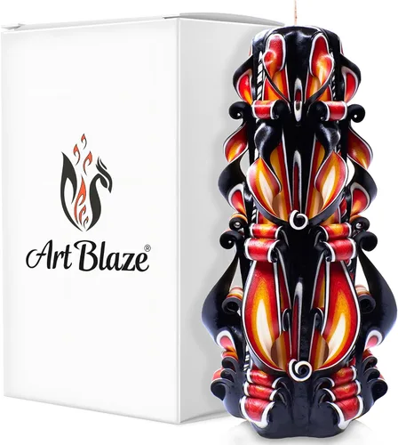 Miniatura 21 de Velas Talladas - Vela Decorativa Grande Hecha a Mano – Vela Espiral Linda de Quemado Largo para Mujeres – Vela de Mesa para Decoración del Hogar