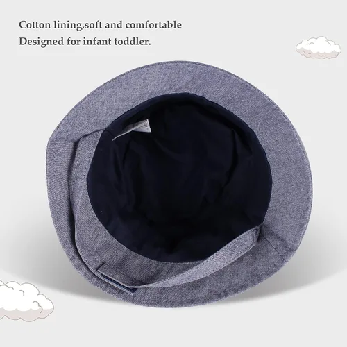 Miniatura 4 de Sombrero de sol para niños de 0 a 4 años con protección solar