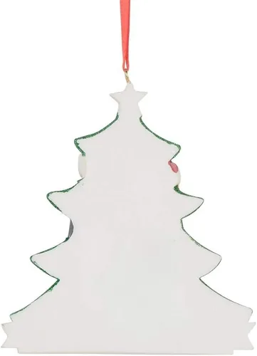 Miniatura 8 de Nuestro primer adorno de Navidad de boda para pareja - Adorno personalizado de árbol de Navidad para pareja recién casada - Mr & Mrs primer adorno