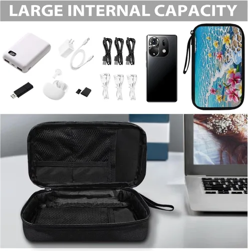 Miniatura 7 de Organizador electrónico de playa Bolsa de accesorios de tecnología Accesorios electrónicos Estuche de transporte Bolsa de almacenamiento para cable