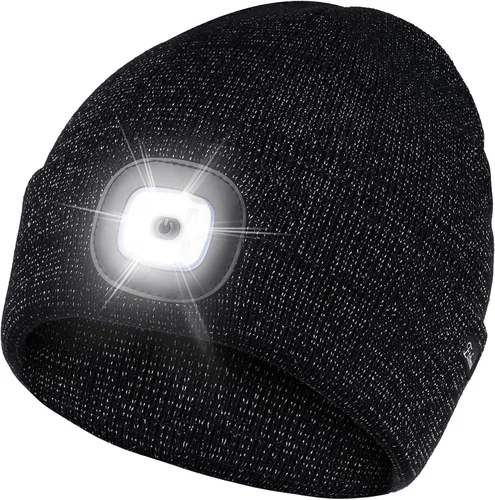 Miniatura 76 de Etsfmoa Gorro unisex con la luz, regalos para hombres, papá, padre, gorras recargables por USB
