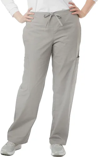 SPECTRUM UNIFORMS Pantalón tipo cargo unisex con cordón, cintura elástica y cordón ideal para profesionales médicos, pantalones de enfermería