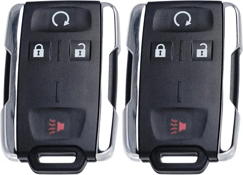 Miniatura 8 de SUPALAND Carcasa de repuesto para llavero compatible con Chevy Silverado Colorado GMC Sierra Canyon 2014-2023 Control remoto de entrada sin llave