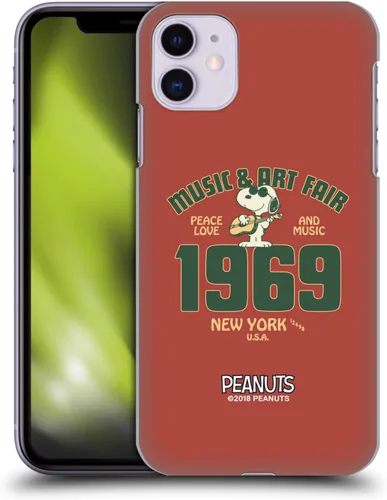 Miniatura 88 de Head Case Designs Funda rígida con licencia oficial de Peanuts Snoopy Woodstock Far Out Woodstock 50th compatible con Apple iPhone 15 Plus