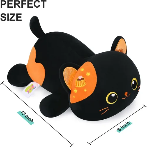 Miniatura 6 de Onsoyours - Peluche de gato original de 13 pulgadas, peluche de gatito de felpa suave, animal de peluche para niños y adultos, almohada kawaii