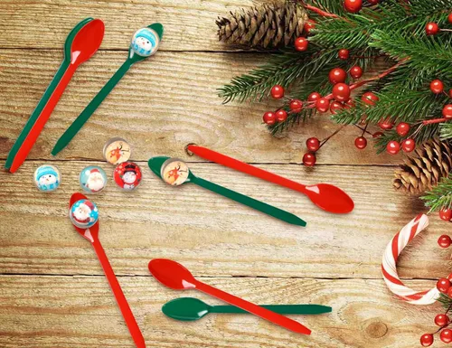 Miniatura 5 de Juego de Navidad, bola hinchable, cuchara, relé, carrera, juguete para adultos, decoración interior y exterior, Navidad, vacaciones, suministros