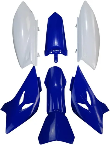 Miniatura 3 de Piezas de carenado de plástico azul y blanco de repuesto del mercado de accesorios kits de guardabarros reemplazo para Pit Dirt Bike TTR50 TTR50E