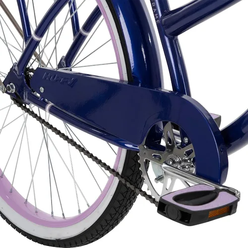 Miniatura 5 de Huffy Cruiser Bike, Fairmont or Woodhaven Model, 20/24/26 Inch Sizes, Perfect for Casual Rides, Ergonomic Design, Rear Rack and Basket on Woodhaven