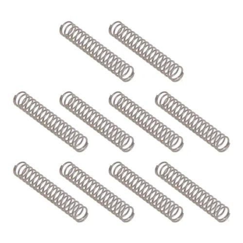 Miniatura 47 de MroMax 20Pcs Compressed Spring, 0.04" Wire Dia, 0.31" OD, 1.57" Free Length, Gray Black Spring Steel Extended Coil Compression Spring