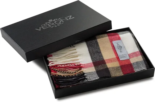 Miniatura 59 de Veronz - Bufanda clásica de invierno muy suave de aspecto lujoso y sensación de cachemira con caja de regalo